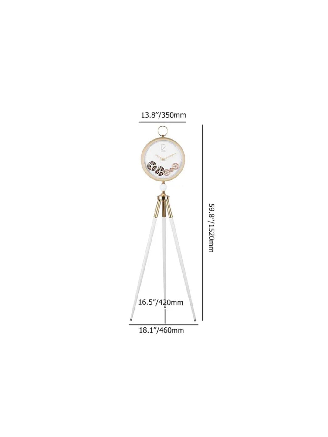 Abstract shaped wall clock