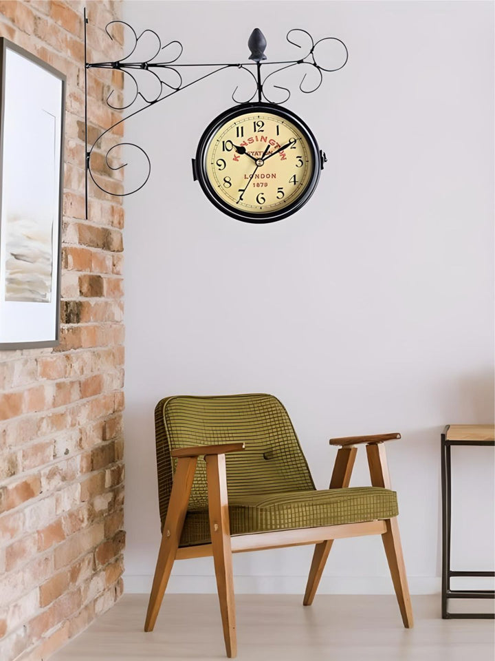 Abstract shaped wall clock
