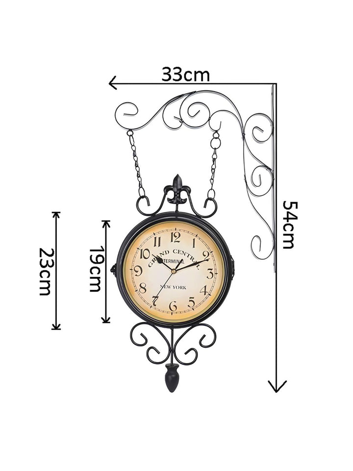 Abstract shaped wall clock