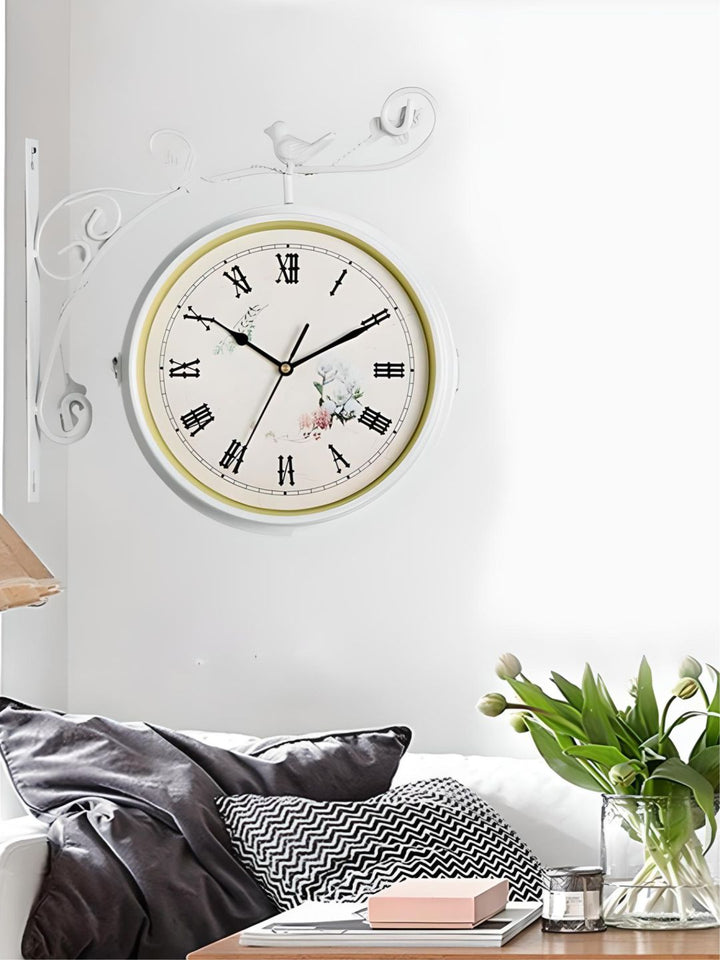 Abstract shaped wall clock