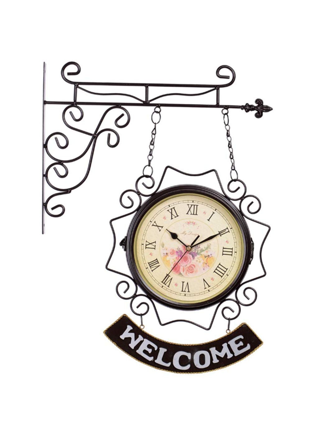 Abstract shaped wall clock