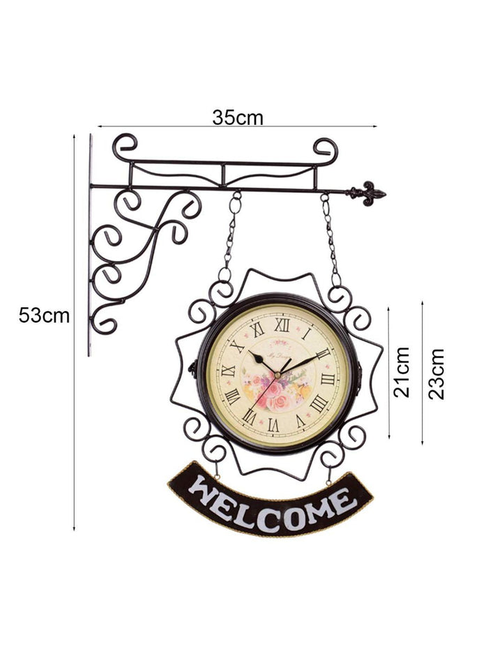 Abstract shaped wall clock