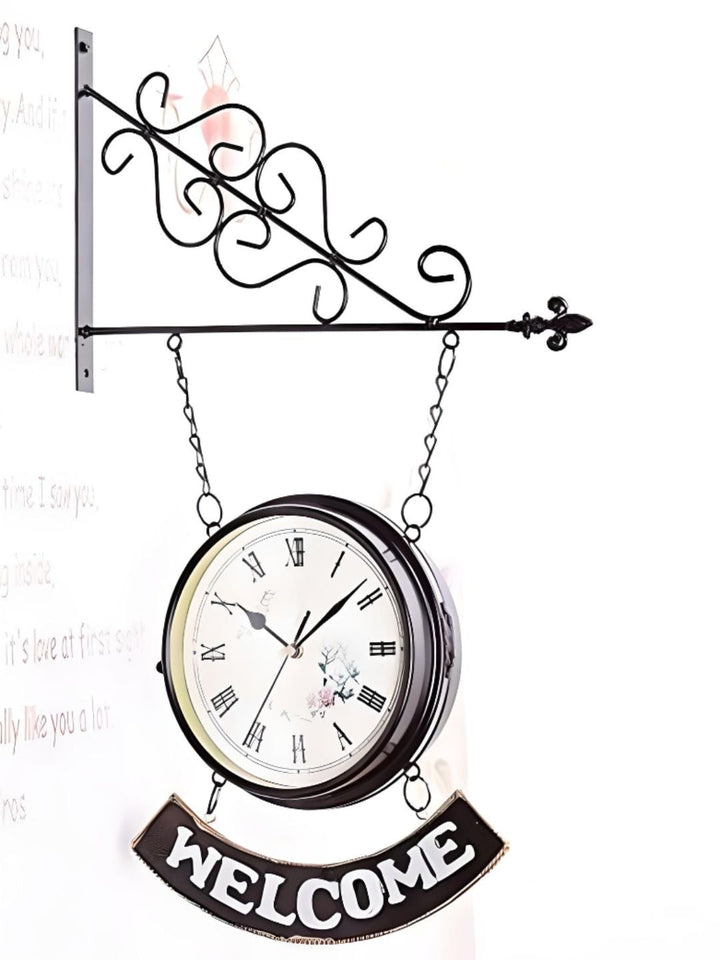Abstract shaped wall clock