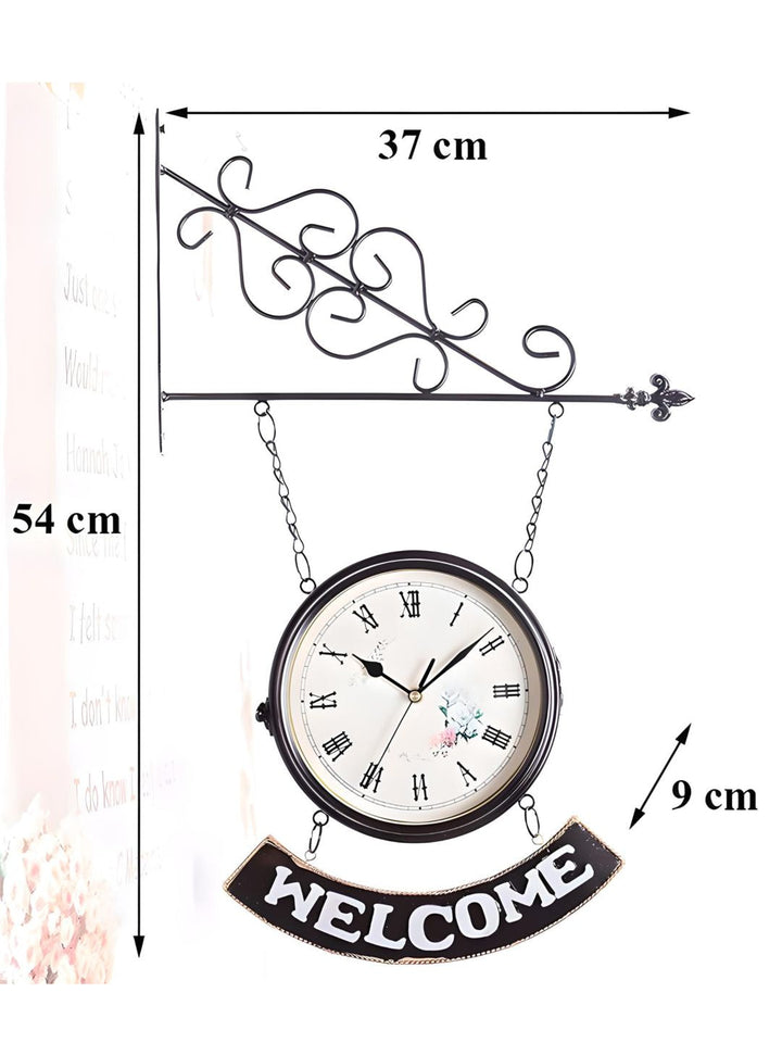 Abstract shaped wall clock
