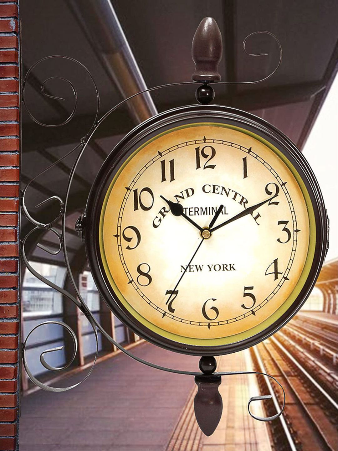Abstract shaped wall clock