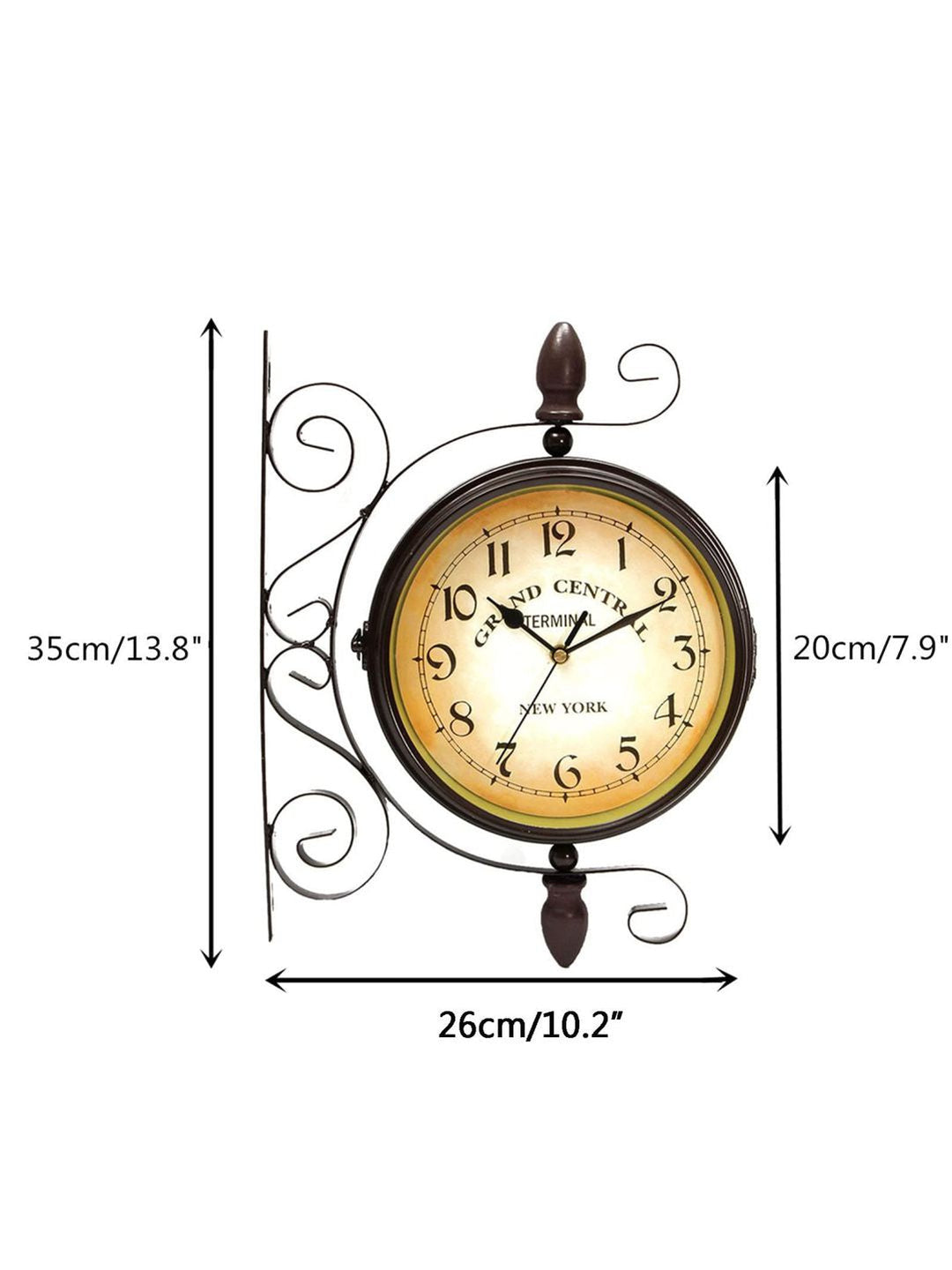 Abstract shaped wall clock