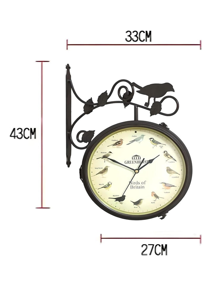 Abstract shaped wall clock