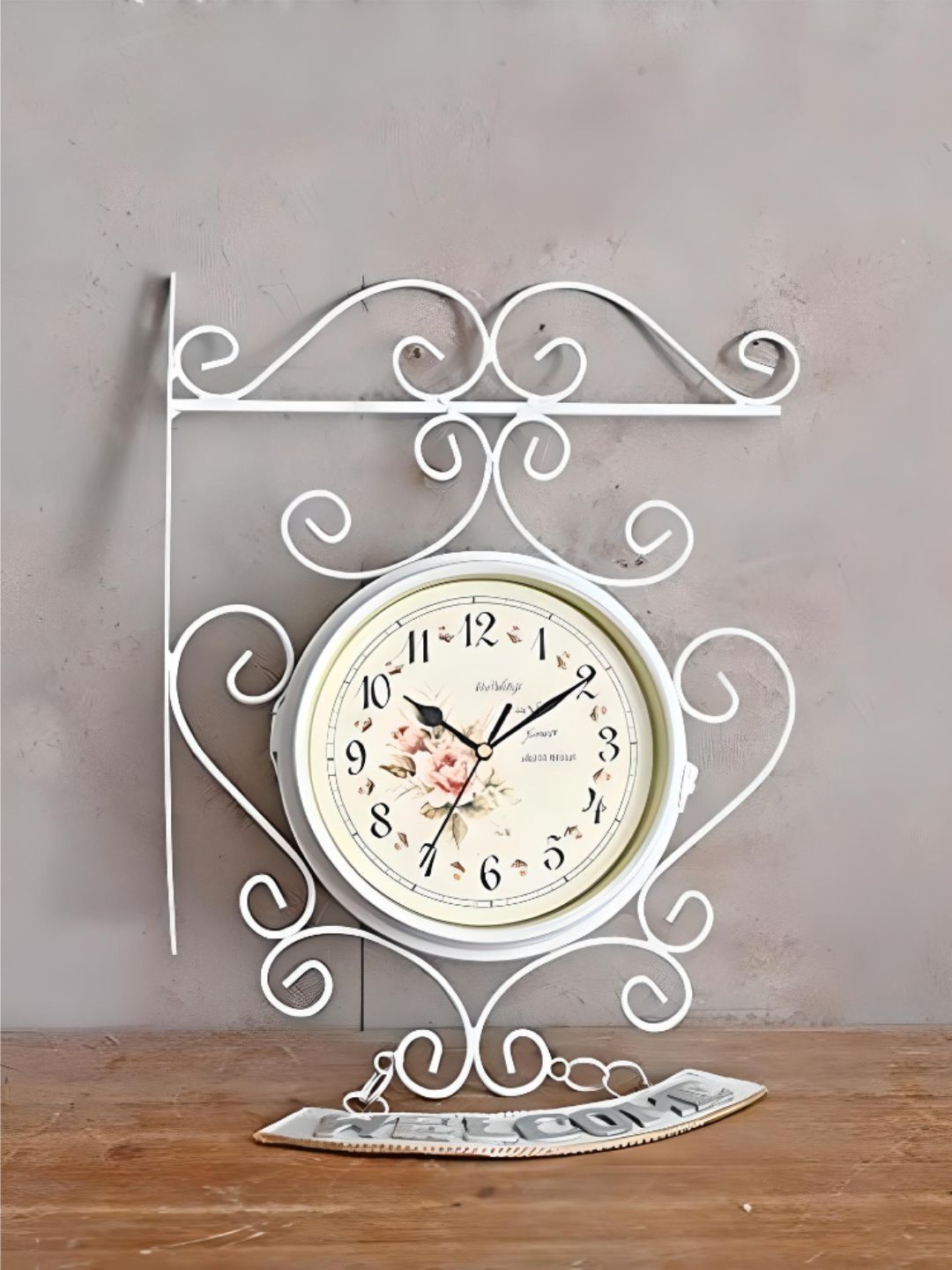 Abstract shaped wall clock