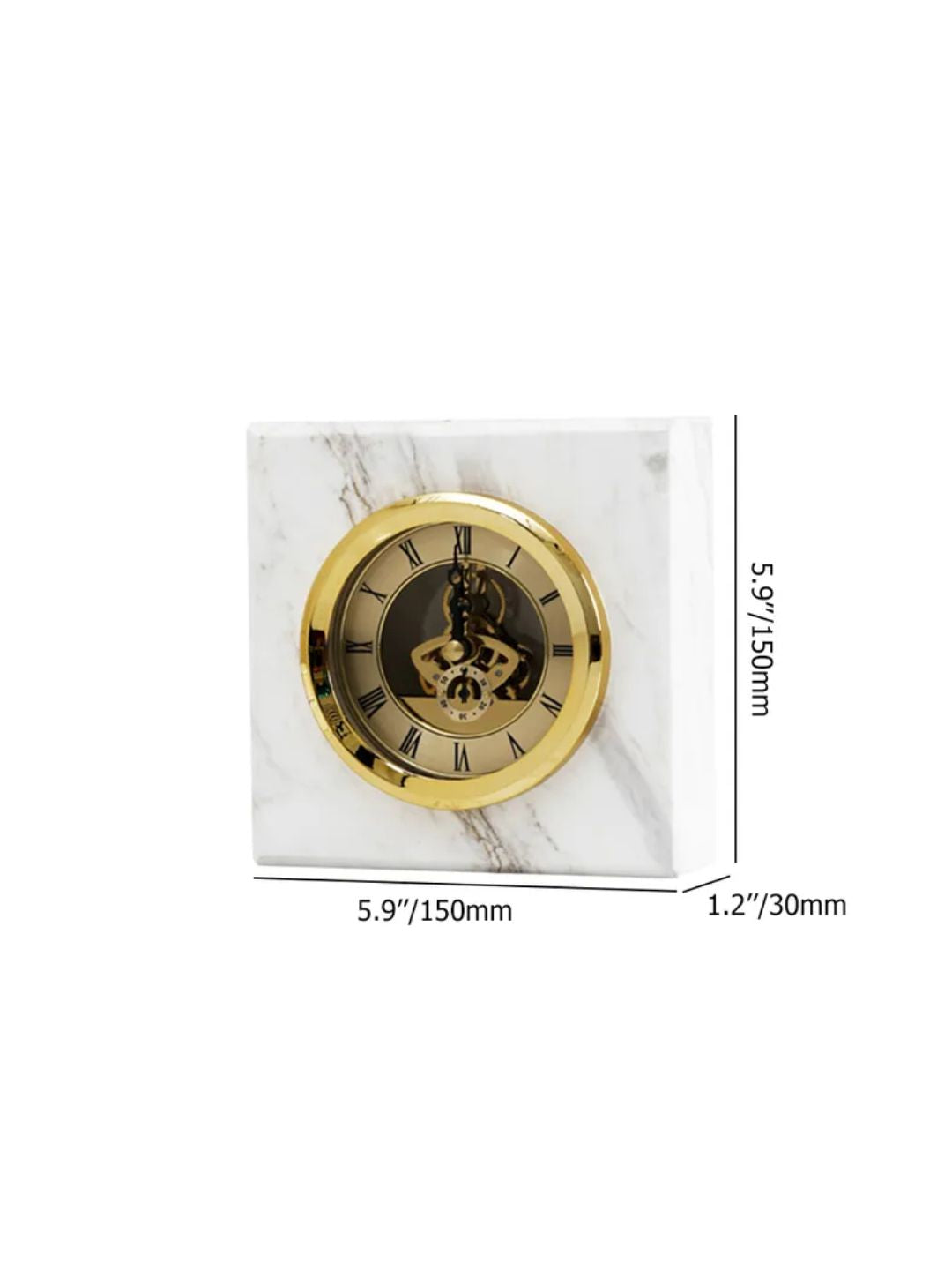 Abstract shaped wall clock