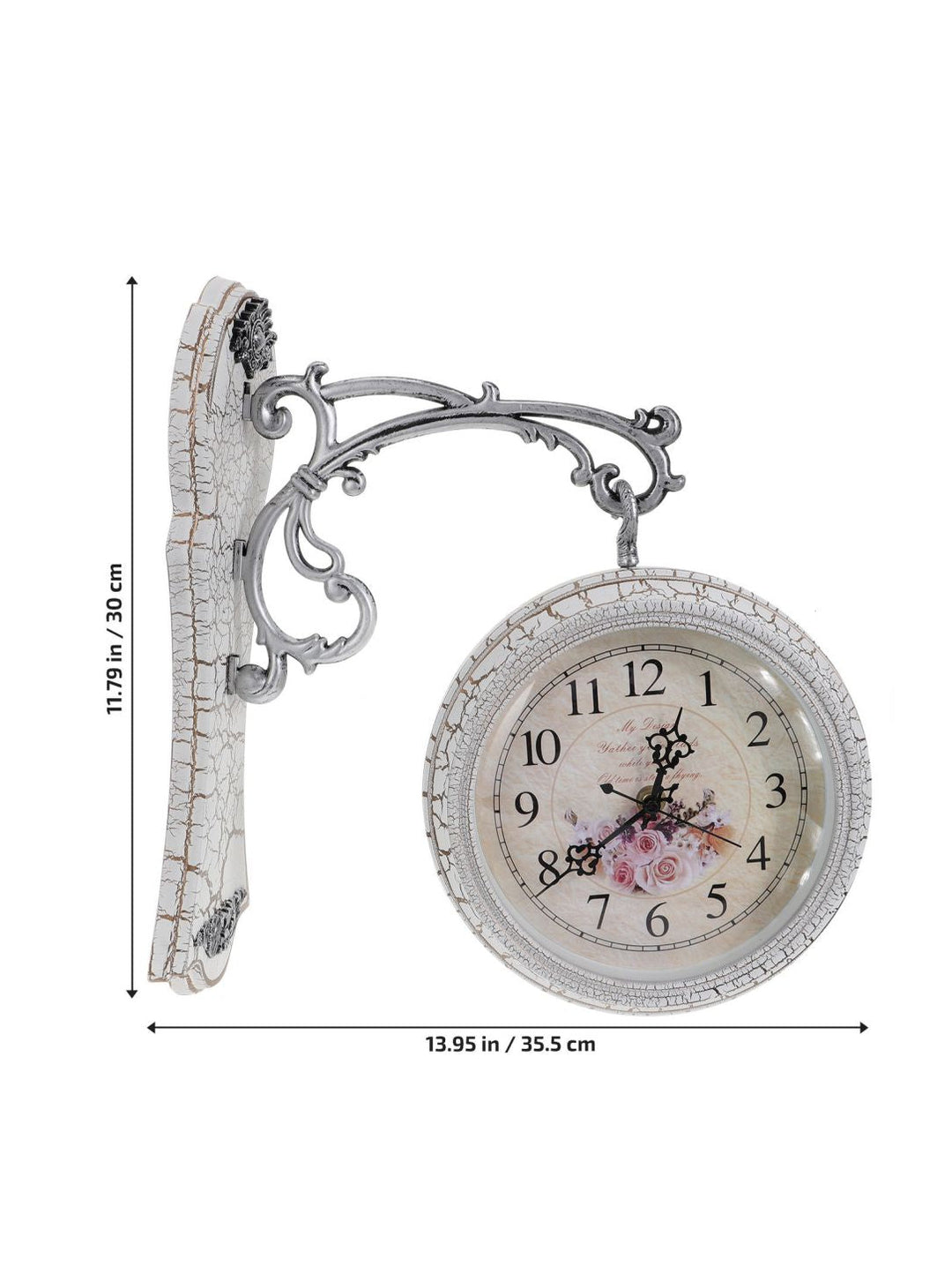 Abstract shaped wall clock
