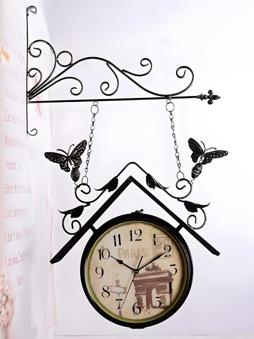 Abstract shaped wall clock