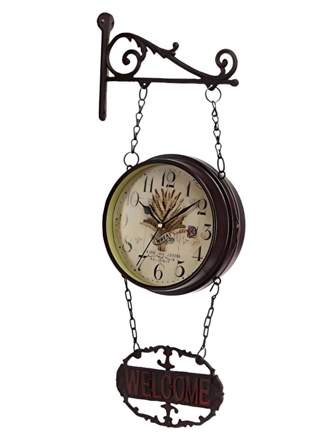 Abstract shaped wall clock