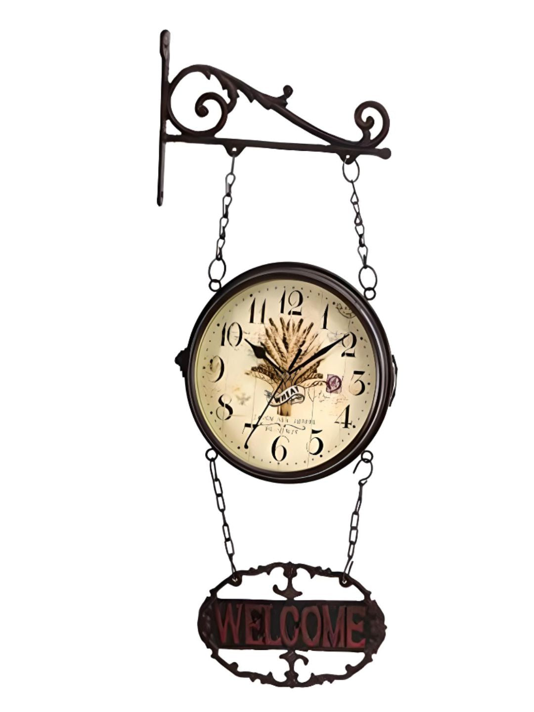 Abstract shaped wall clock