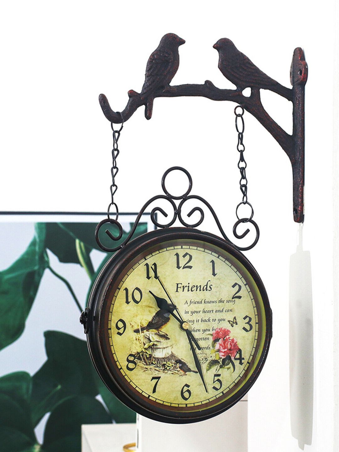 Abstract shaped wall clock