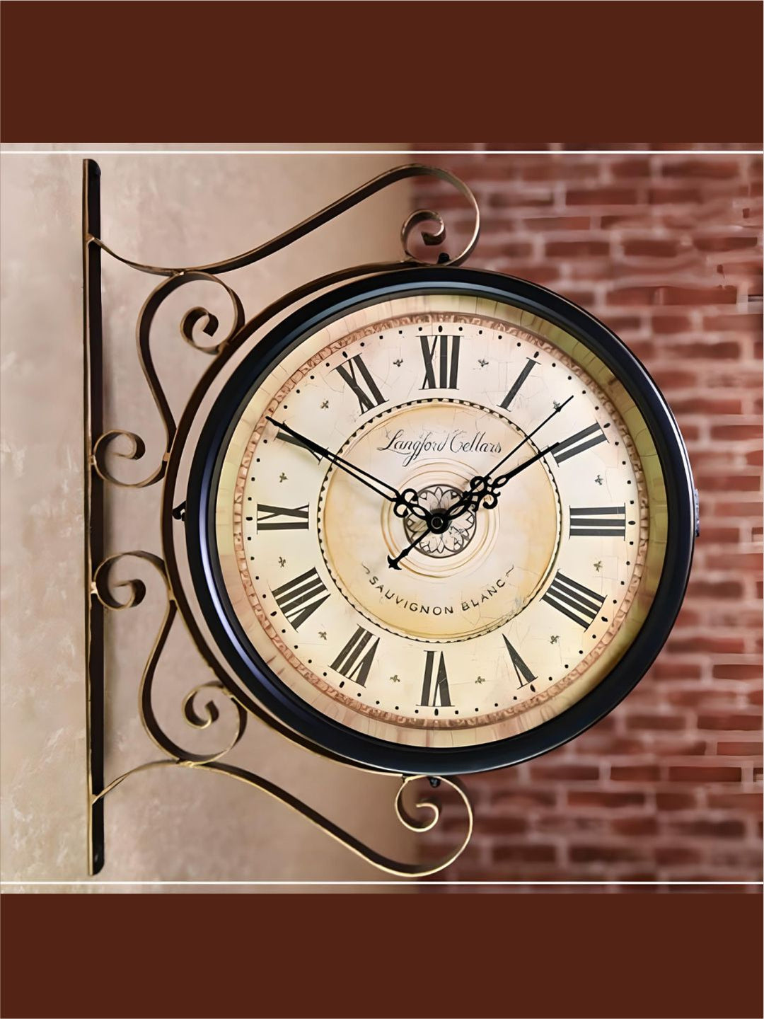 Abstract shaped wall clock