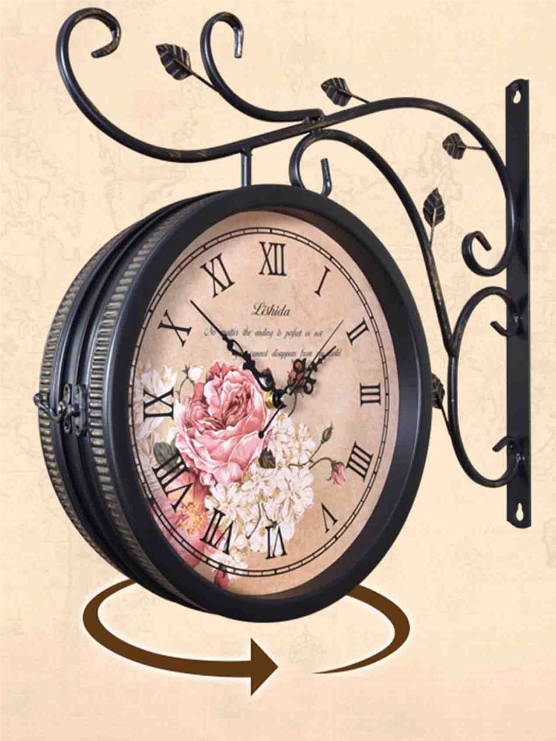 Abstract shaped wall clock