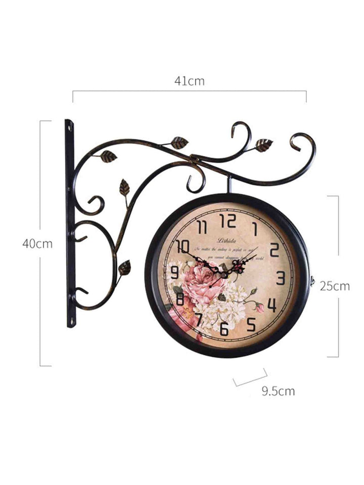 Abstract shaped wall clock