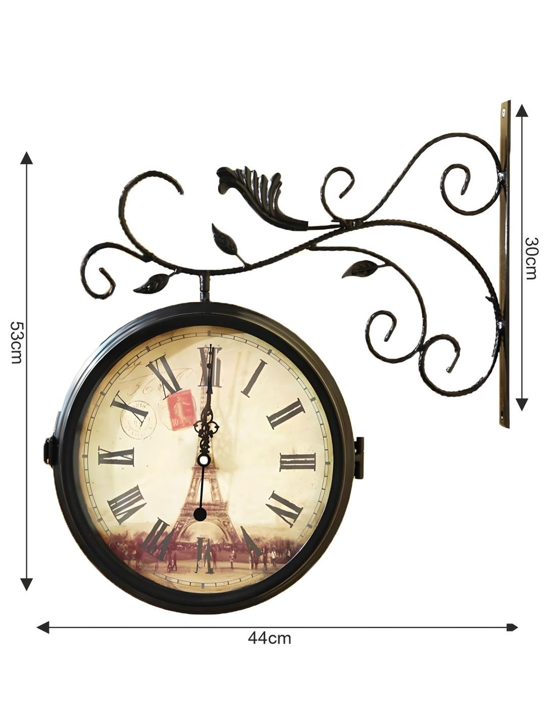Abstract shaped wall clock