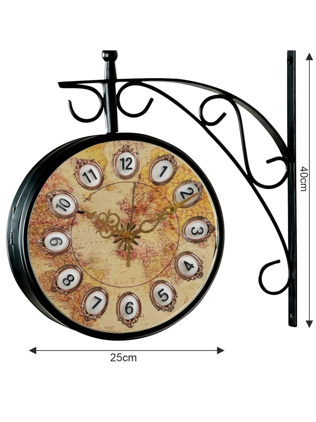 Abstract shaped wall clock