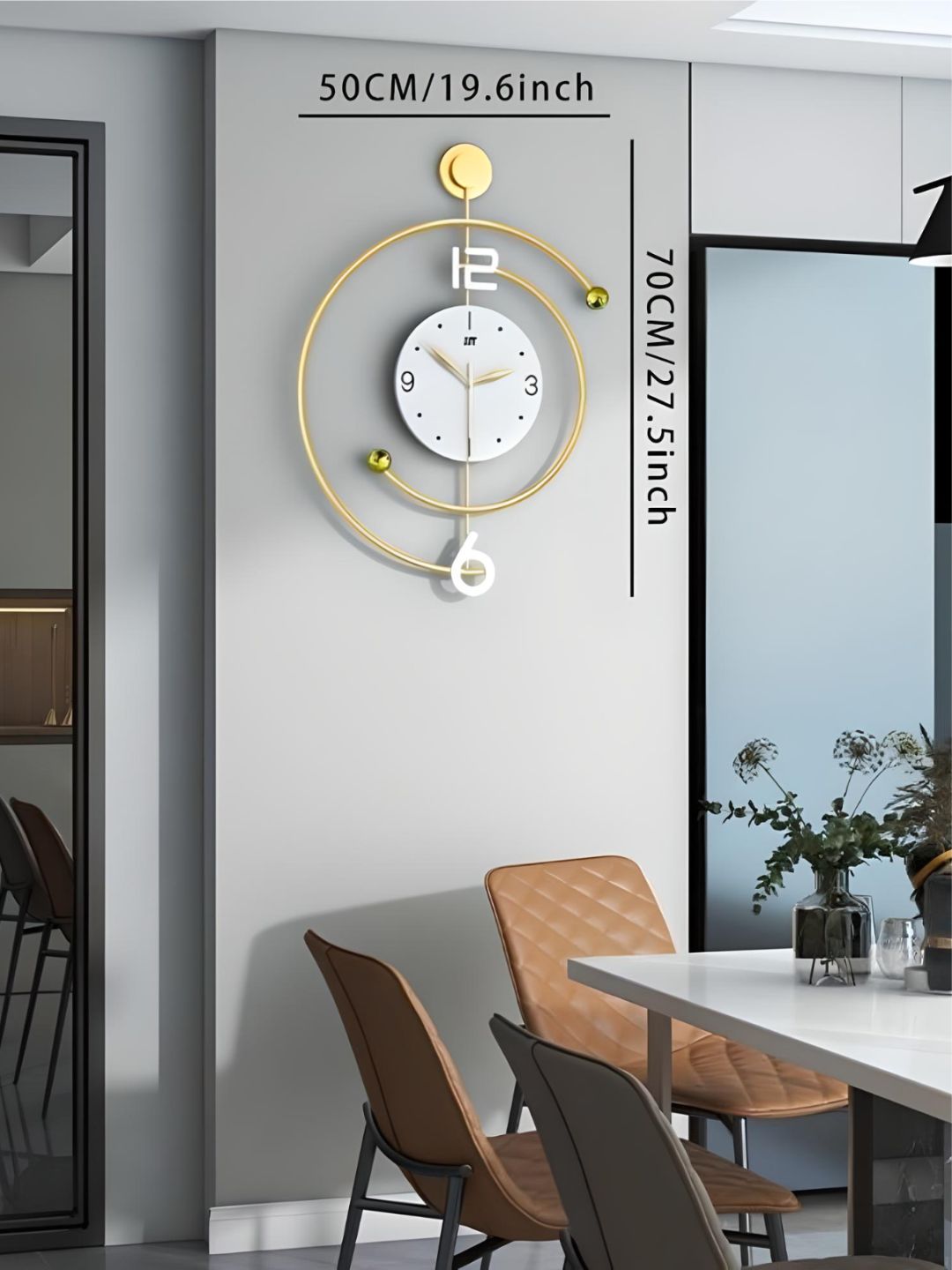 Abstract shaped wall clock