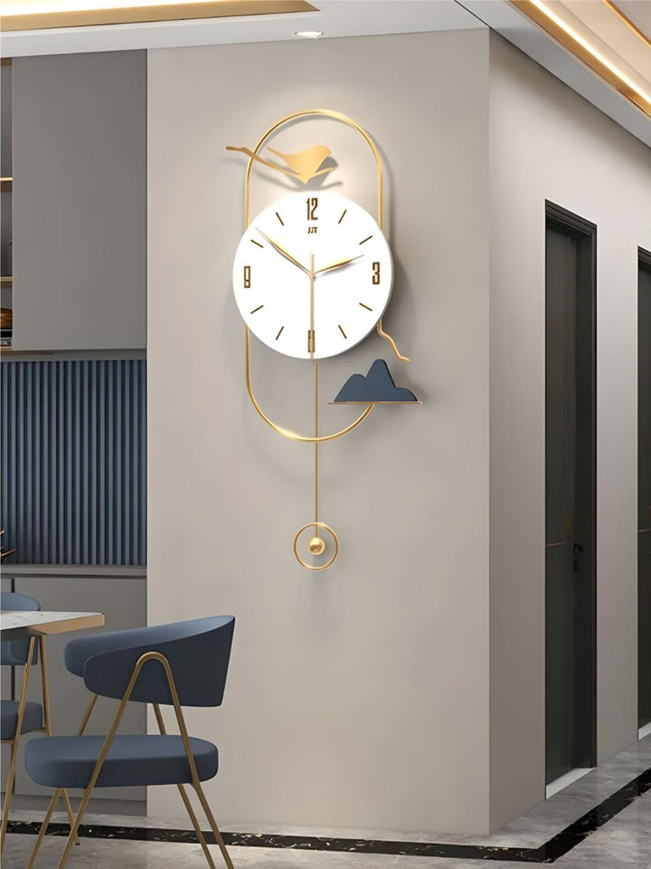 Abstract shaped wall clock