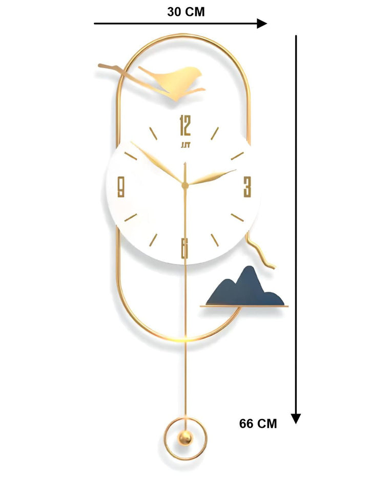 Abstract shaped wall clock