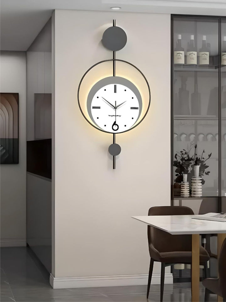 Abstract shaped wall clock