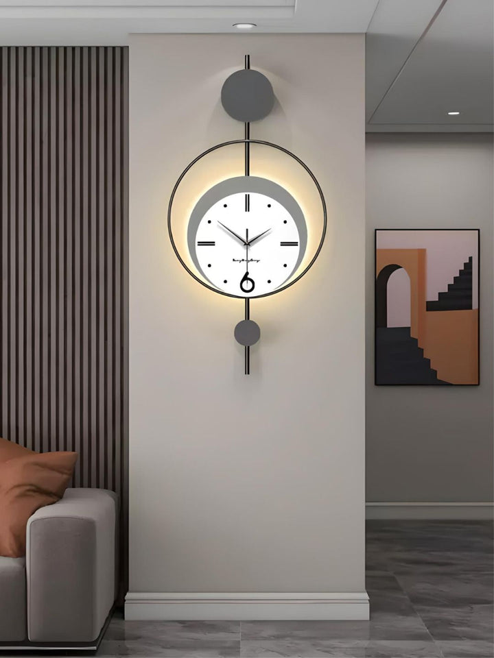 Abstract shaped wall clock