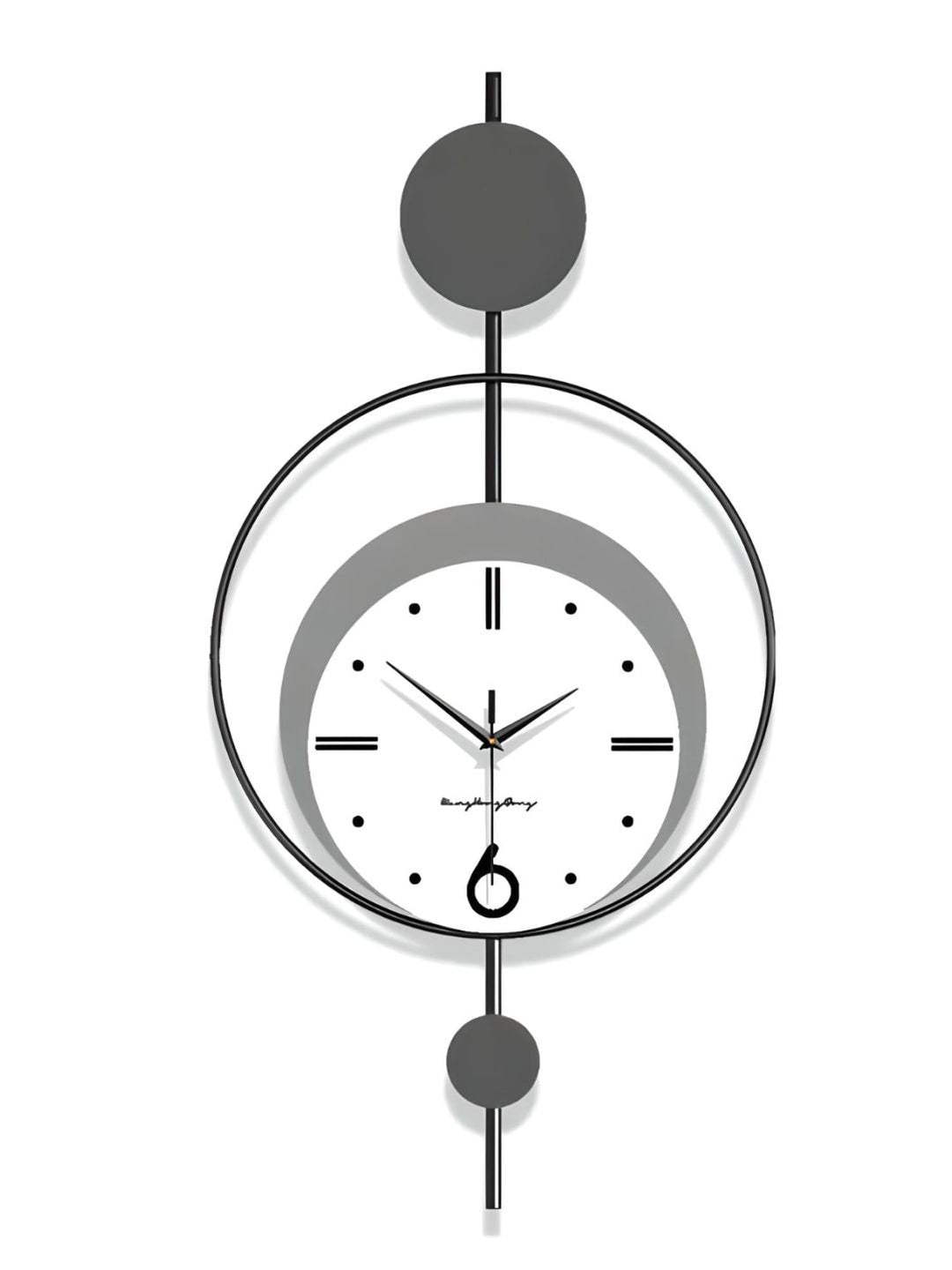 Abstract shaped wall clock