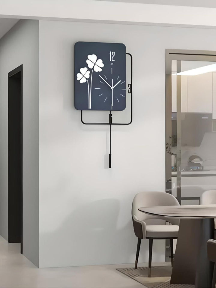 Abstract shaped wall clock
