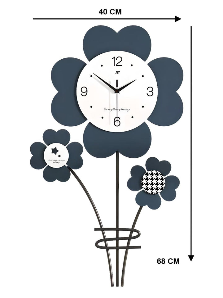 Abstract shaped wall clock