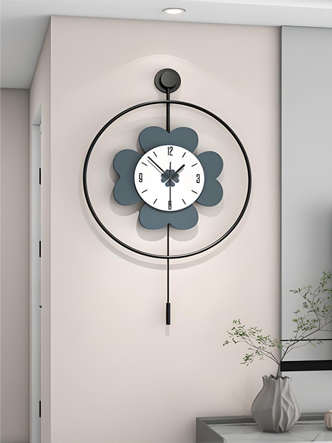 Abstract shaped wall clock