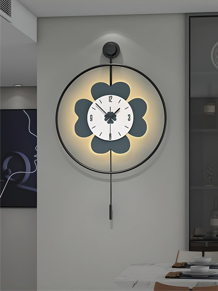 Abstract shaped wall clock