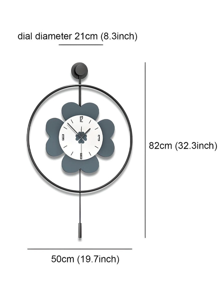 Abstract shaped wall clock