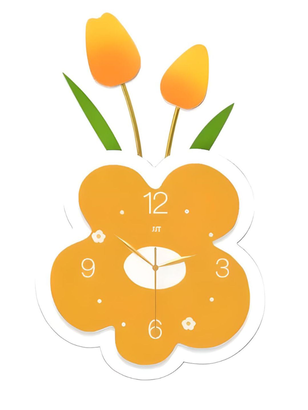 Abstract shaped wall clock