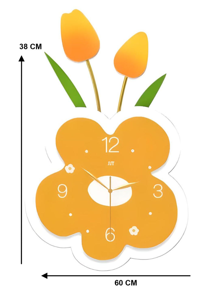 Abstract shaped wall clock