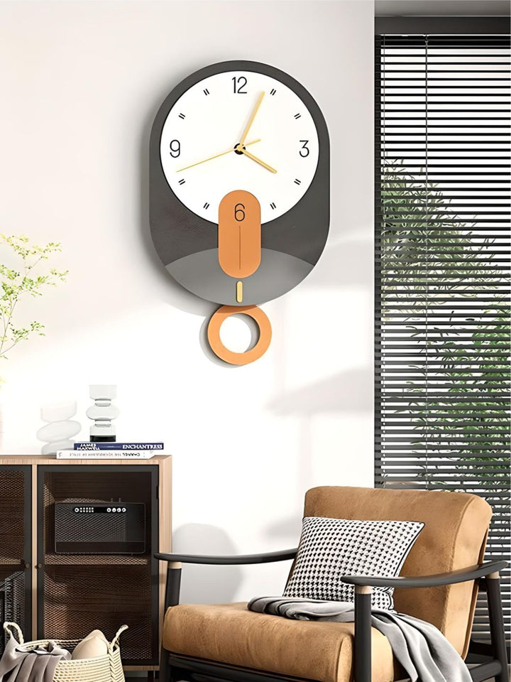 Abstract shaped wall clock