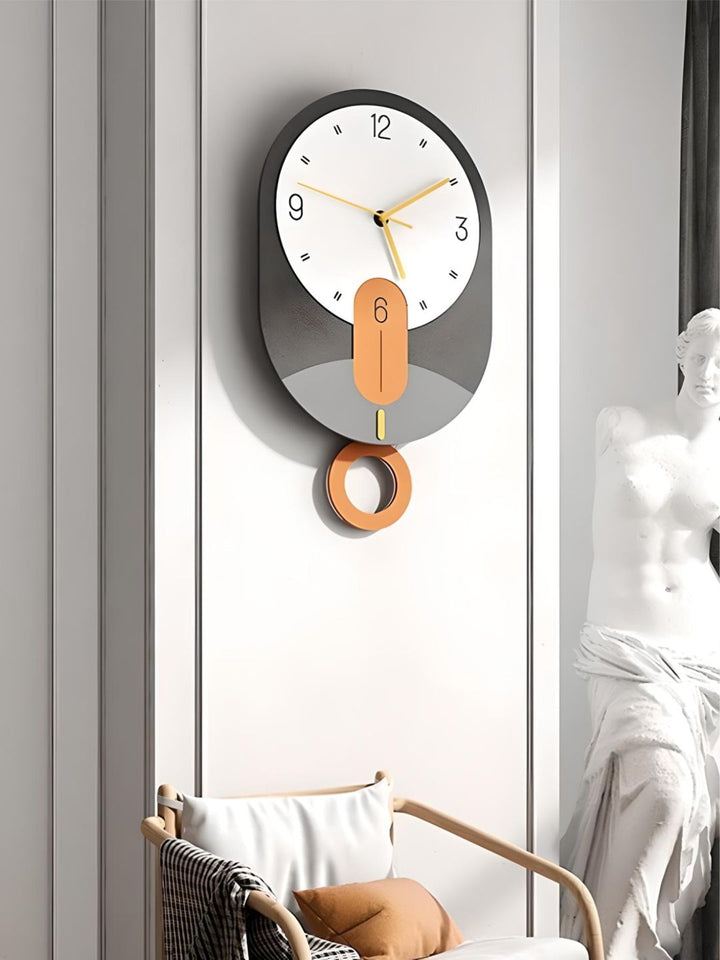 Abstract shaped wall clock