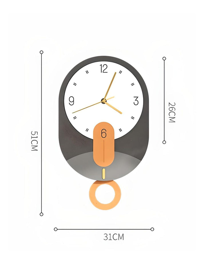 Abstract shaped wall clock
