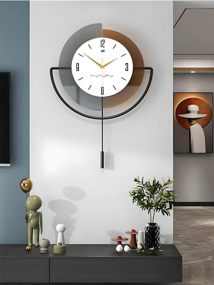 Abstract shaped wall clock