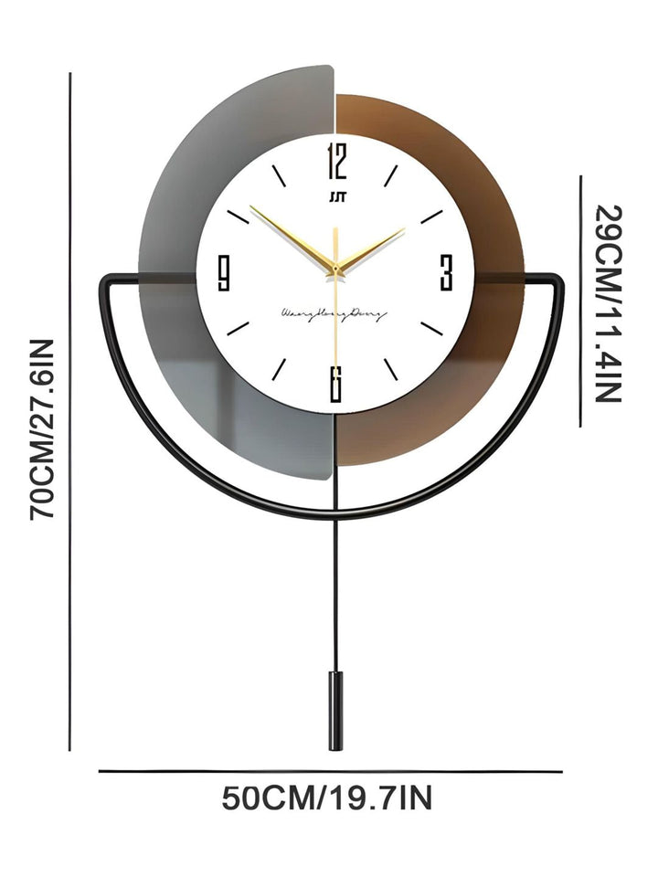 Abstract shaped wall clock