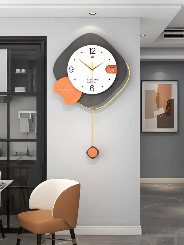 Abstract shaped wall clock