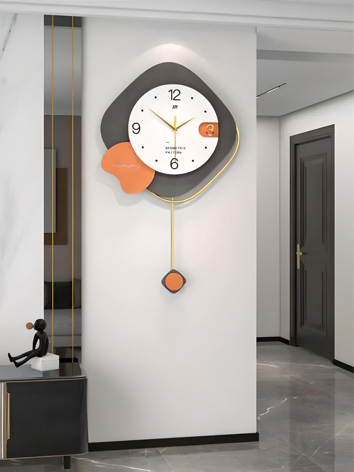 Abstract shaped wall clock