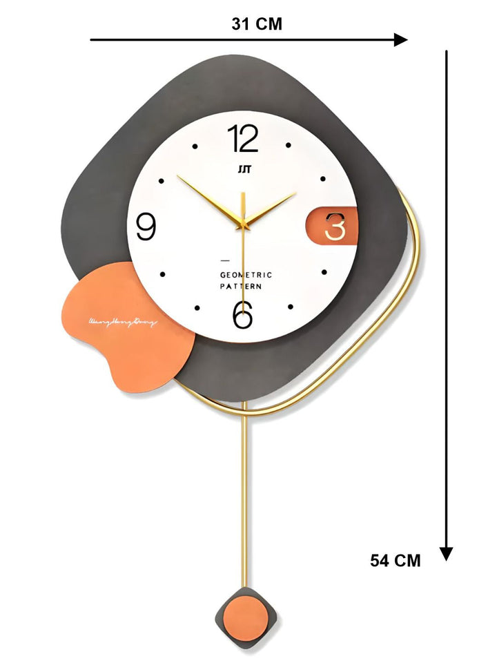 Abstract shaped wall clock