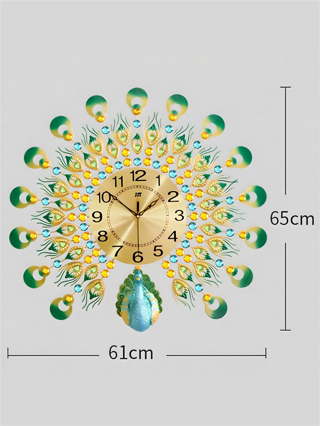 Abstract shaped wall clock