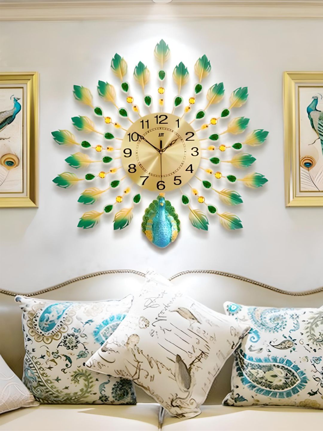 Abstract shaped wall clock