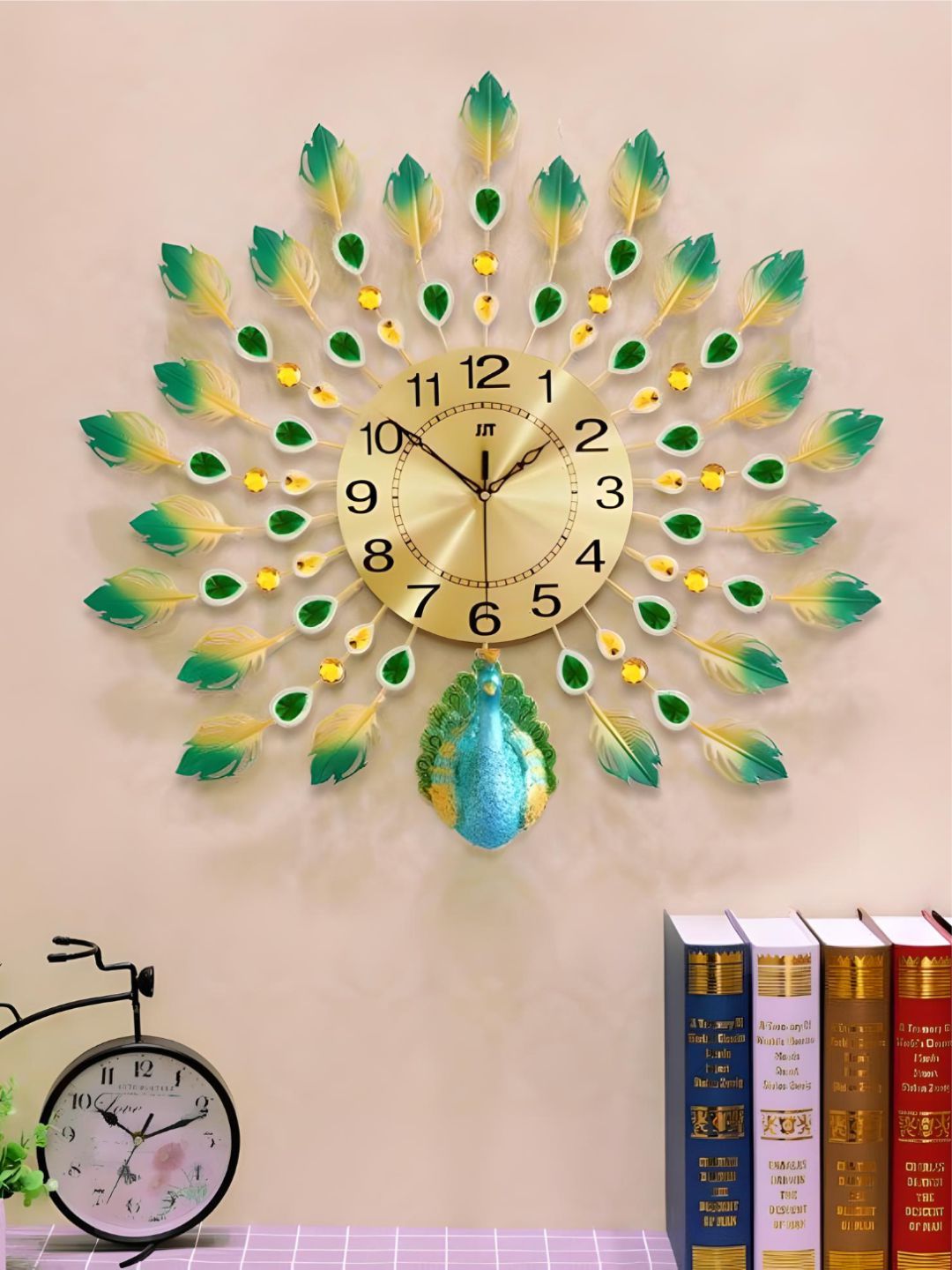 Abstract shaped wall clock