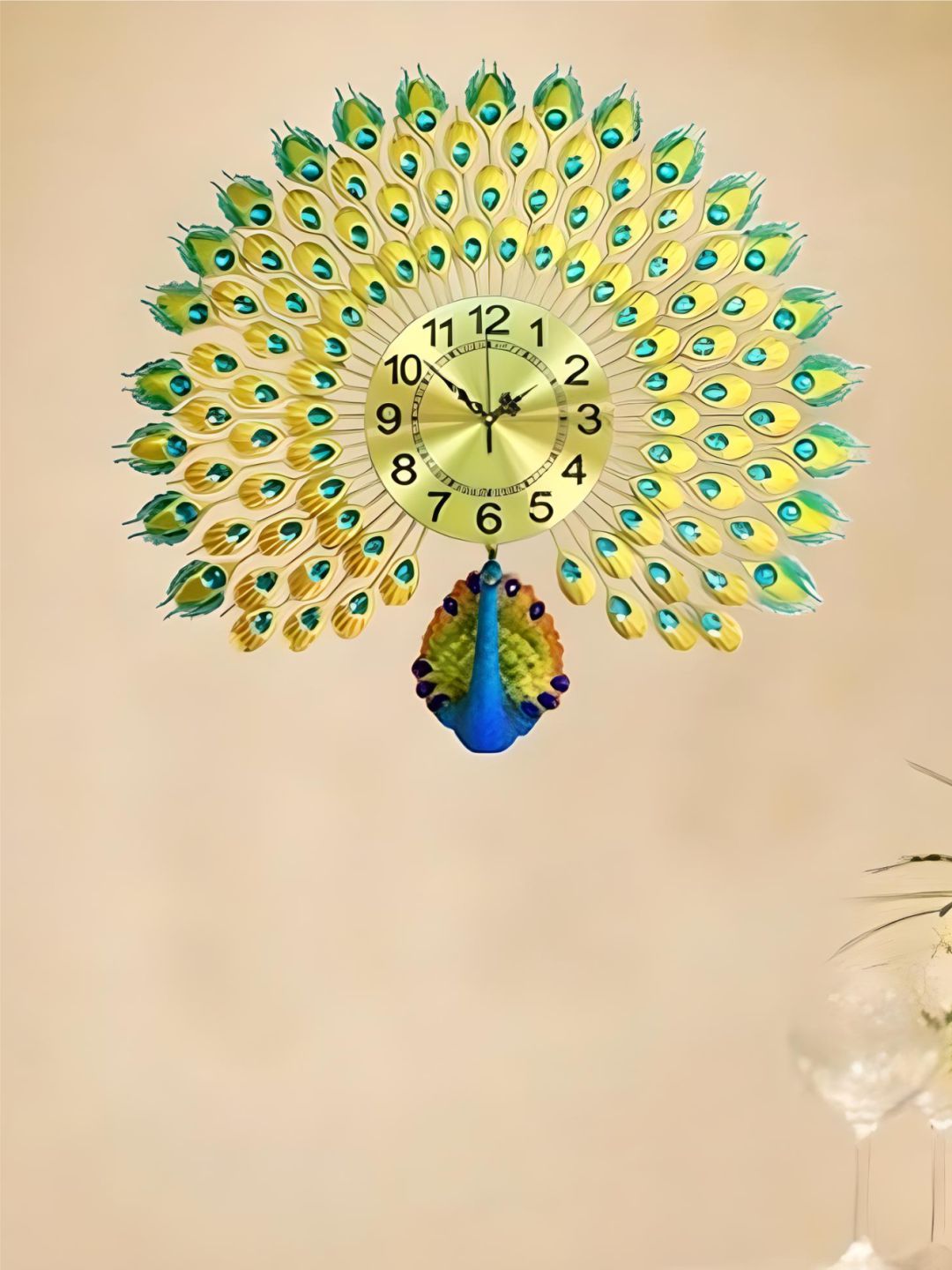 Abstract shaped wall clock