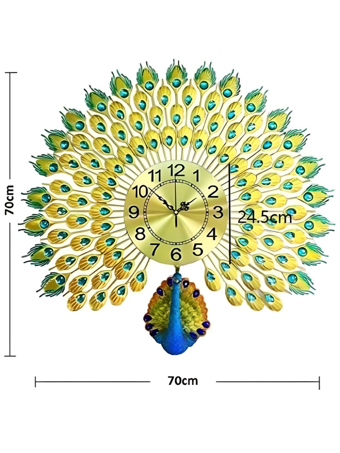 Abstract shaped wall clock