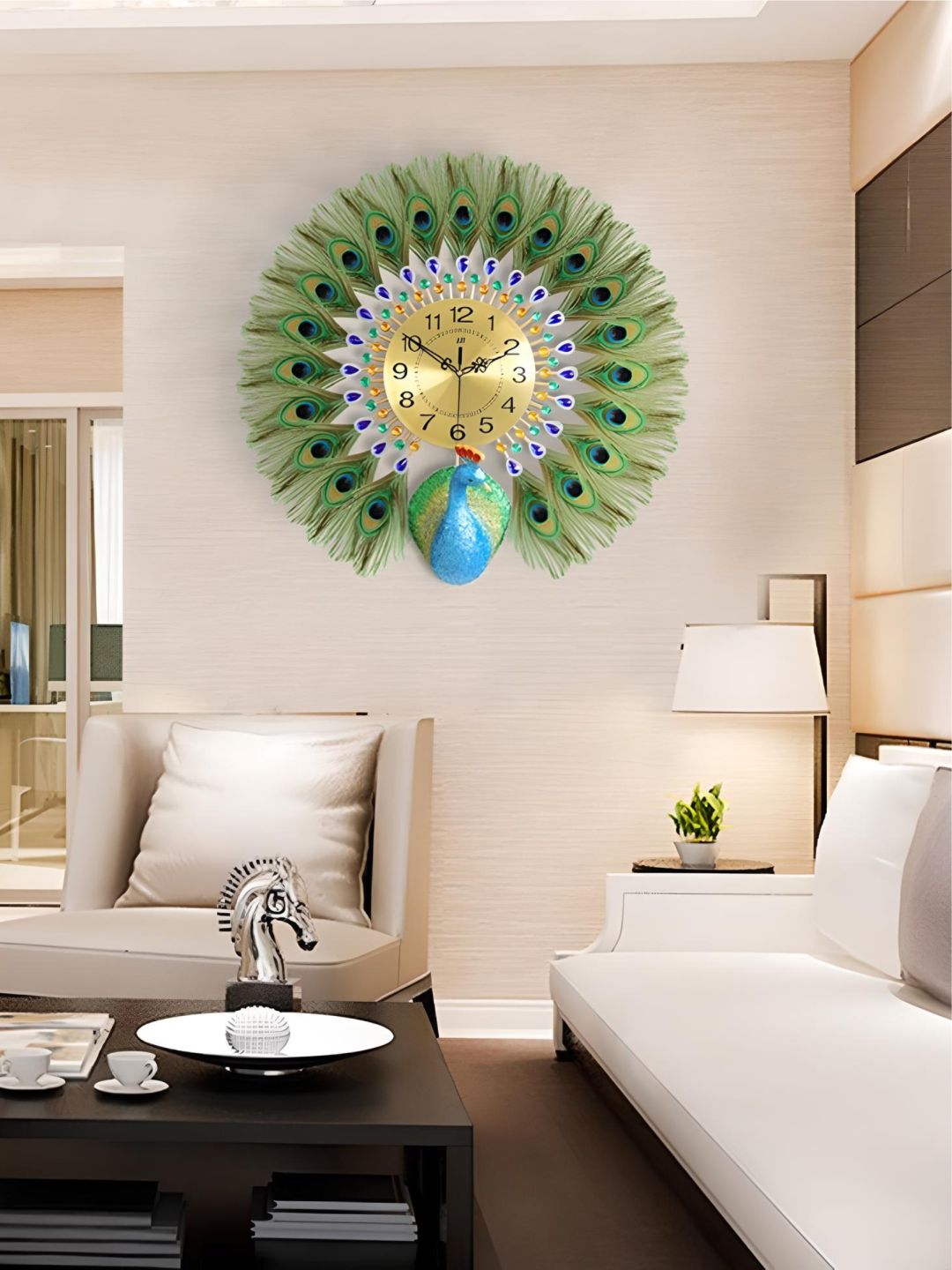 Abstract shaped wall clock